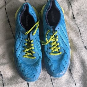 Blue Hoka Torrent Trail Running Shoes